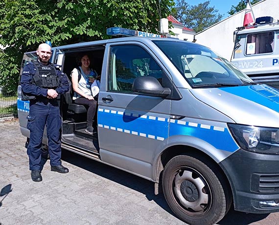 Policjanci z 44 Wysp spełnili marzenie 13-letniej Ani z Dolnego Śląska