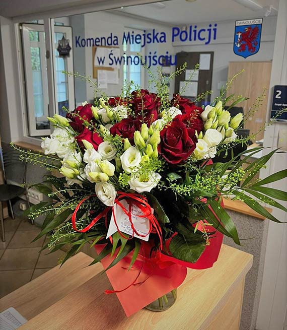 Wyjątkowe podziękowania dla stróżów prawa ze Świnoujścia
