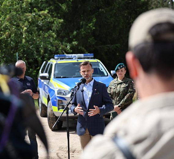 Podsumowanie 3 tygodni funkcjonowania strefy buforowej na granicy polsko-biaoruskiej