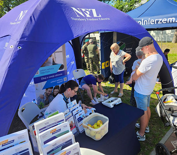 Mobilny NFZ Szczecin zawita w sobot do winoujcia na Rodzinny Piknik - na terenie Domu Seniora Fregata w godz. 12-18