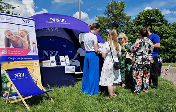 Mobilny NFZ Szczecin zawita w sobotę do Świnoujścia na Rodzinny Piknik - na terenie Domu Seniora Fregata w godz. 12-18