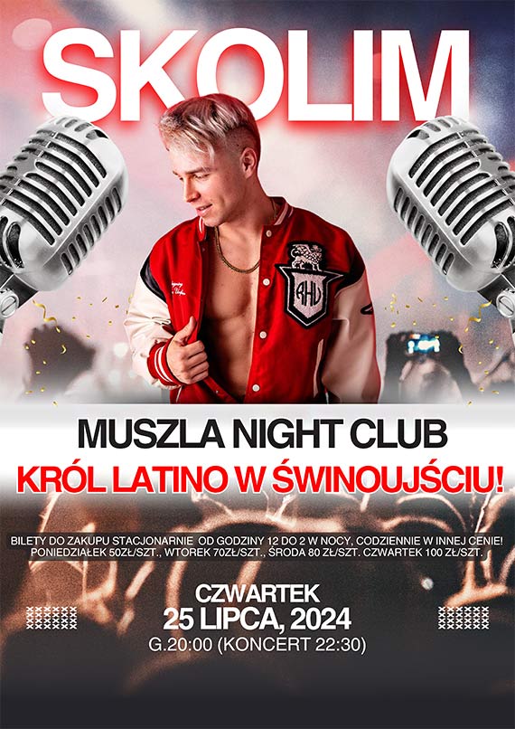 Skolim  w NightClub Muszla - To  bdzie niezapomniany koncert w winoujciu!
