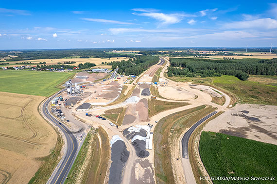 46 km placu budowy - S6 od Koszalina do Słupska