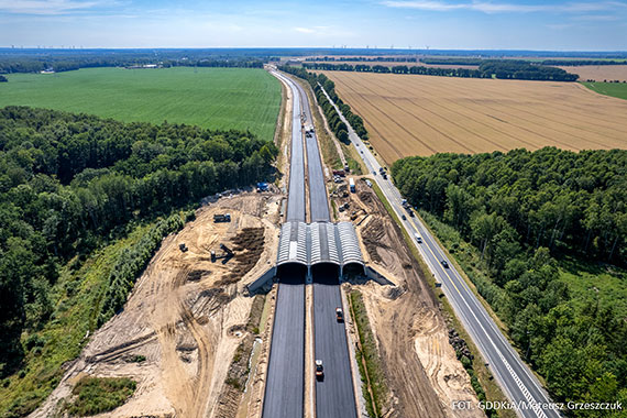 46 km placu budowy - S6 od Koszalina do Słupska