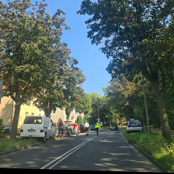 Koń dorożkarski upadł na ulicy