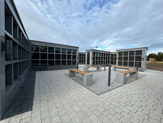 Kolumbarium na cmentarzu w Świnoujściu jest już gotowe