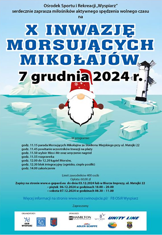 X Inwazja Morsujących Mikołajów - 7 grudnia 2024