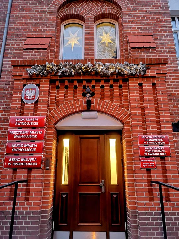 Świąteczny klimat w świnoujskim magistracie