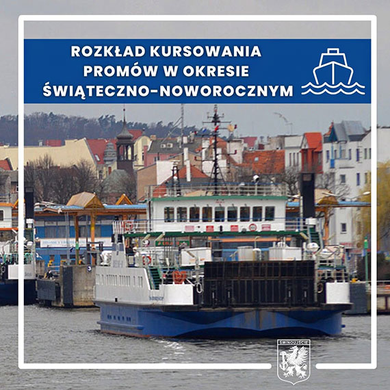 Rozkład kursowania promów w okresie świąteczno-noworocznym