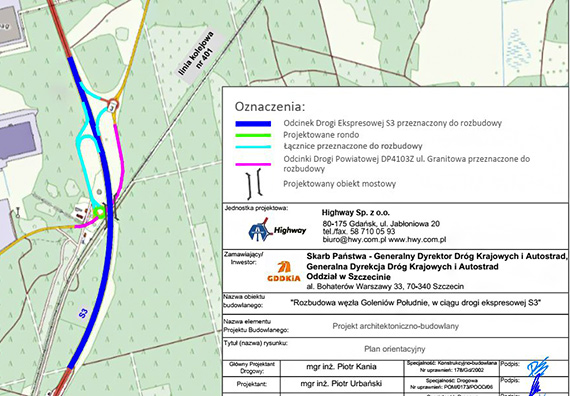 Kolejny krok do rozbudowy węzła Goleniów Południe na S3