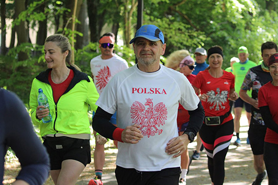 W biało-czerwonych barwach 397. parkrun!