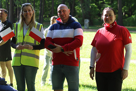 W biało-czerwonych barwach 397. parkrun!