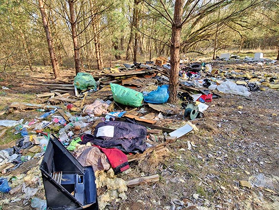 Dziki wysyp śmieci przy przeprawie karsiborskiej. Mieszkanka apeluje o reakcję służb