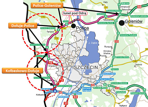 Poznaliśmy oferty wykonawców dla dwóch odcinków Zachodniej Obwodnicy Szczecina