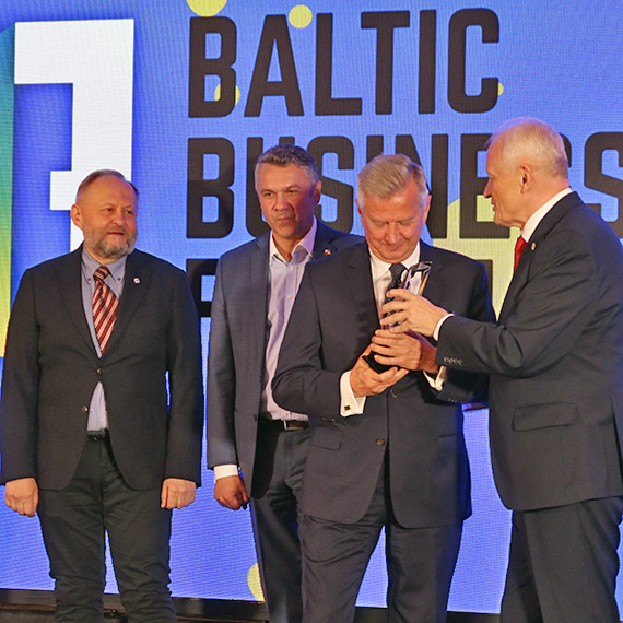 Buawy Polsko-Ukraiskiej Izby Gospodarczej rozdane na zakoczenie Baltic Business Forum
