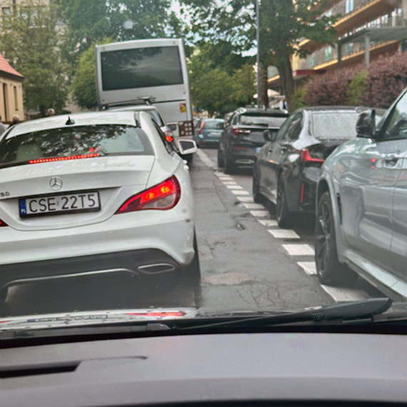 Kasprowicza zakorkowana. Mieszkacy winoujcia coraz bardziej sfrustrowani