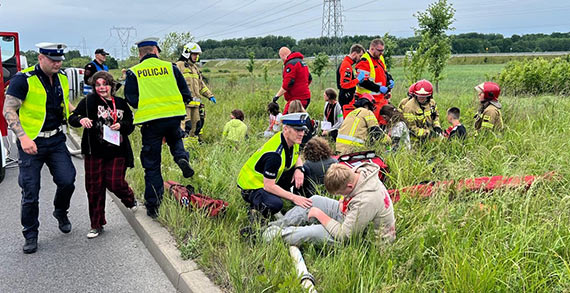 Katastrofa w ruchu drogowym – wiczenia koszaliskich sub ratunkowych