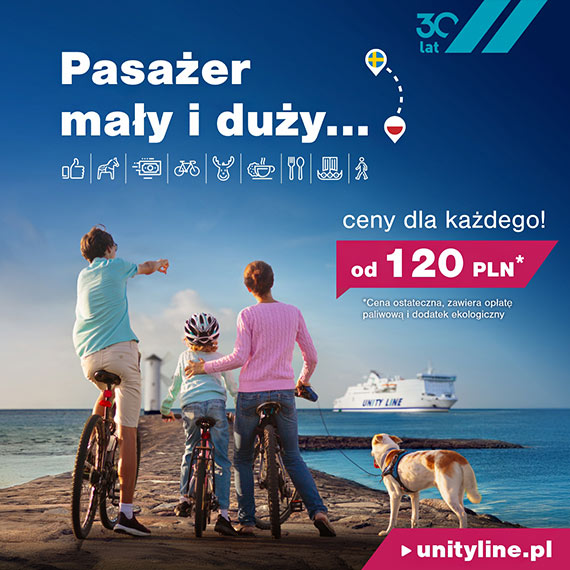Lato pełne korzyści z Unity Line!