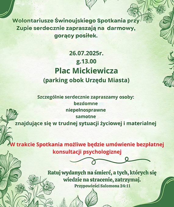 winoujskie Spotkanie przy Zupie
