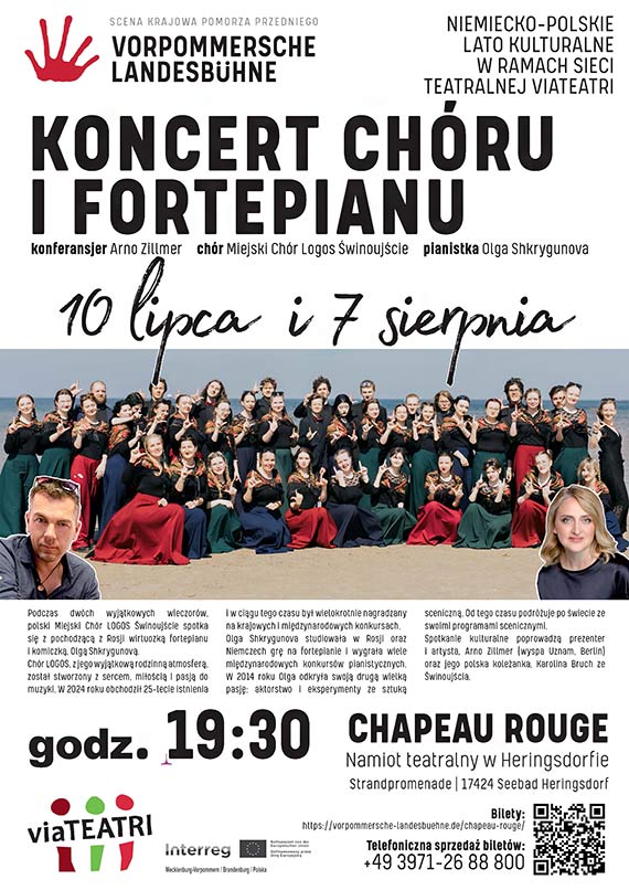 Koncert Miejskiego Chóru Logos i Olgi Shkrygunovej
