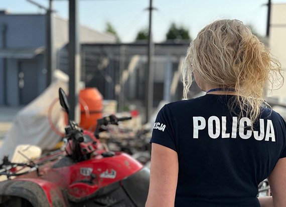 Quad i motocykl o wartości 28 tysięcy złotych odzyskany przez sławieńskich kryminalnych