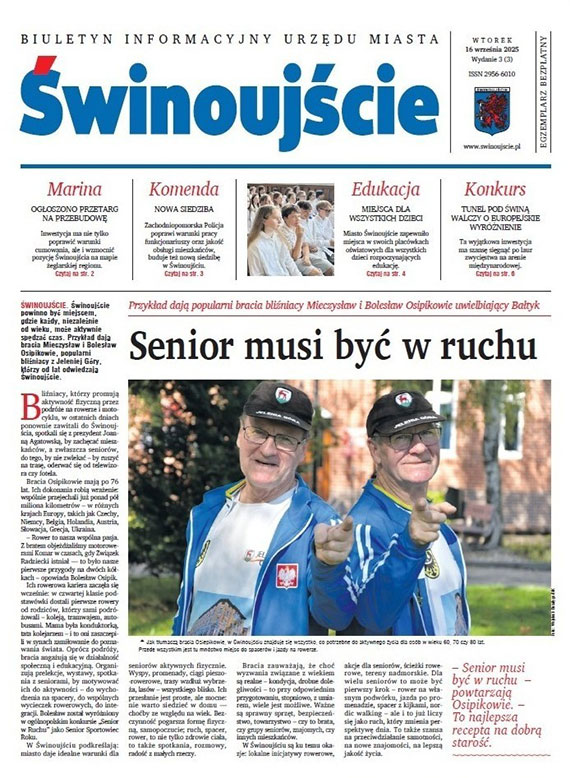 Kolejny numer „Biuletynu Informacyjnego Gminy Miasta winoujcie” ju dostpny