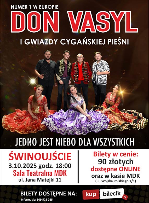 Don Vasyl w Świnoujściu - jubileuszowy koncert „Od Czardasza do Przeboju”