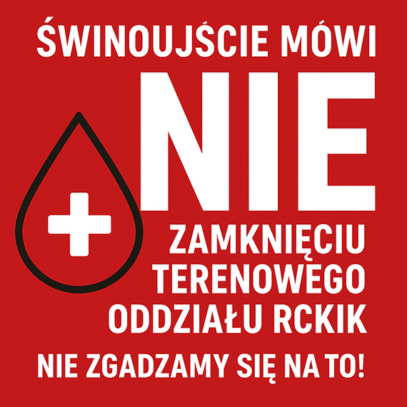winoujcie: mieszkacy zapowiadaj protest przeciw zamkniciu punktu krwiodawstwa RCKiK