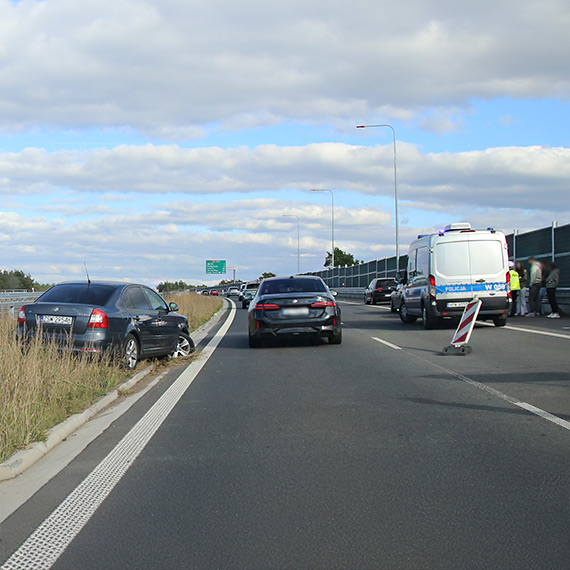 Kolizja na S3. Ukraiski kierowca ukarany mandatem
