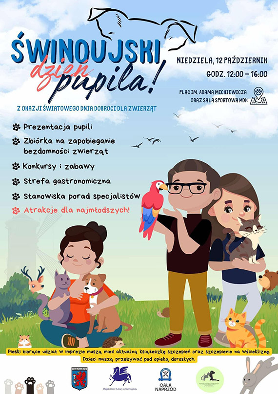 Z myślą o zwierzętach - Świnoujski Dzień Pupila już w niedzielę, 12 października