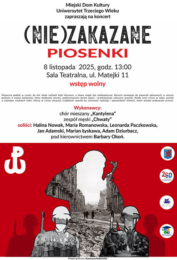 (Nie)zakazane piosenki zabrzmią w Miejskim Domu Kultury