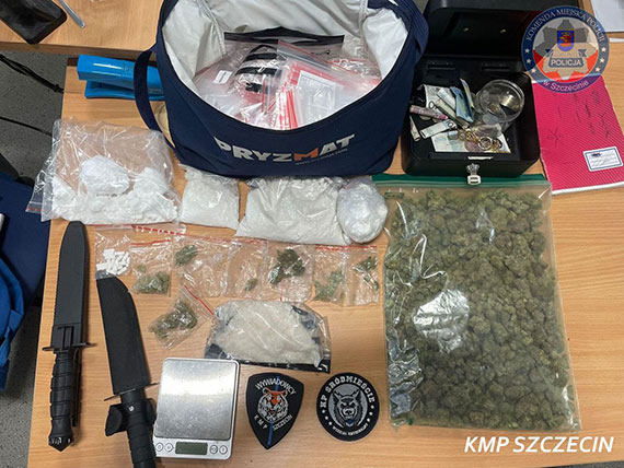 Kolejne ciosy w przestpczo narkotykow na terenie Szczecina