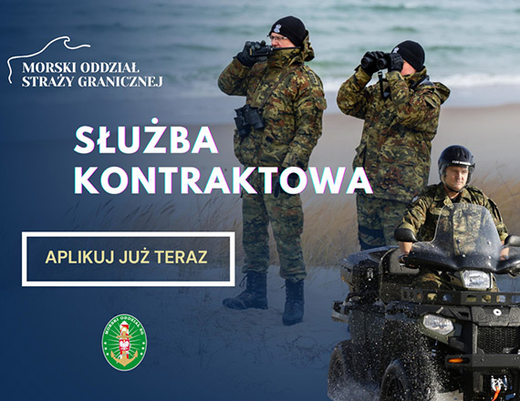 Czekamy na Ciebie, oferujemy służbę w Morskim Oddziale SG