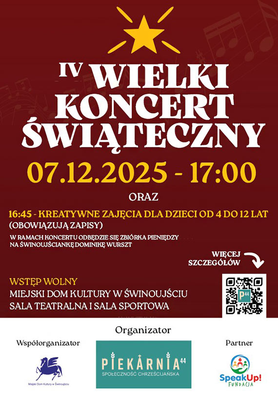 Zapraszamy na IV Wielki Koncert witeczny!