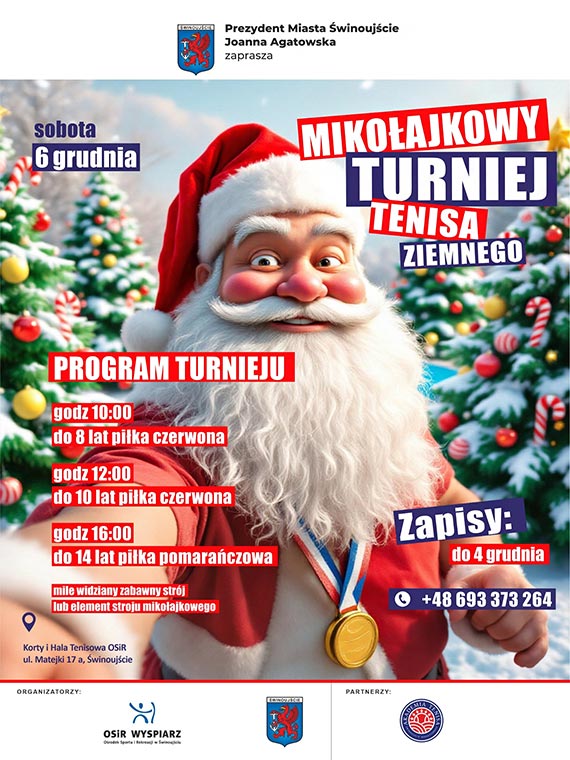 Mikołajkowy Turniej Tenisa Ziemnego