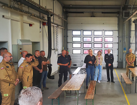 Spotkania ze strażakami z Niemiec