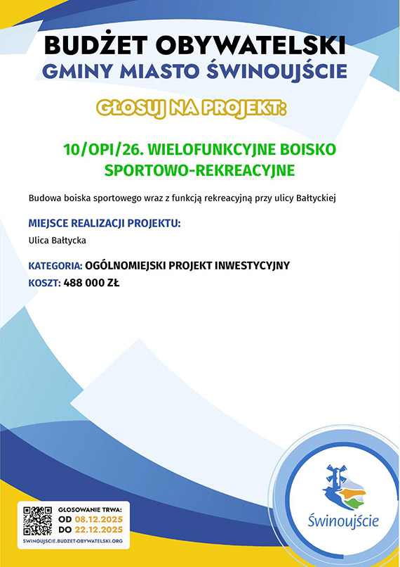 Wielofunkcyjne boisko sportowo-rekreacyjne przy ul. Bałtyckiej