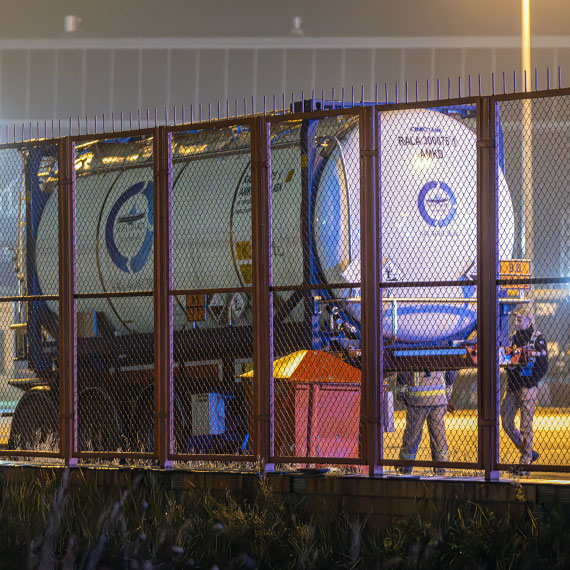 Podejrzenie wycieku amoniaku przy ulicy Dworcowej. Straż pożarna: zagrożenia nie stwierdzono