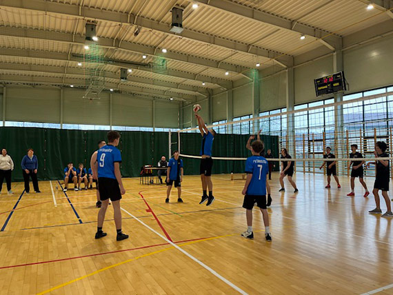 Igrzyska M³odzie¿y Szkolnej w pi³cfe siatkowej ch³opców