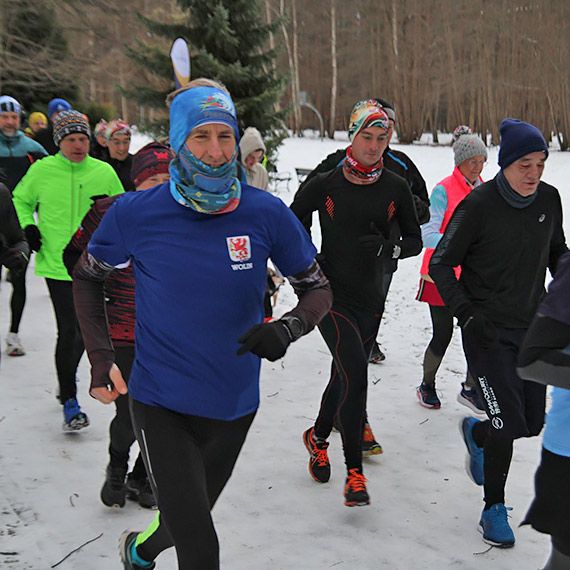 Zimowa aura na 434. parkrunie