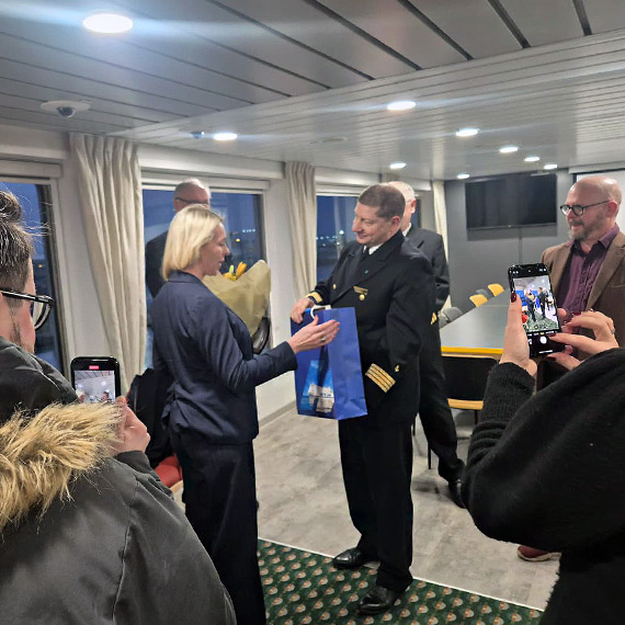 Jantar Unity bezpiecznie dopłynął do Trelleborga i właśnie wraca do Świnoujścia [1]