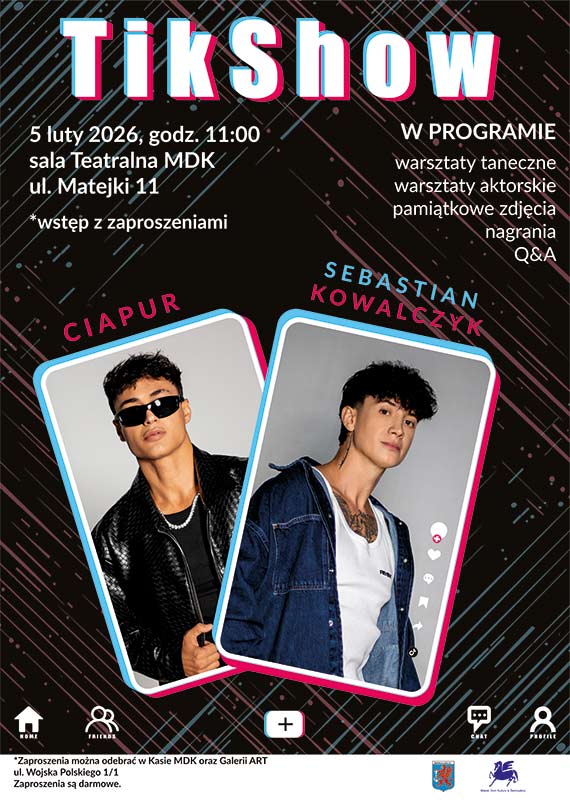 TikShow w �winouj�ciu. Event dla dzieci i m�odzie�y ju� 5 lutego w MDK