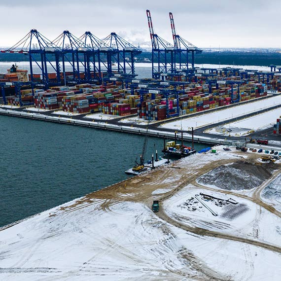 Z wizytą na placu budowy – zespół Baltica 2 na terenie terminalu T5 w Gdańsku