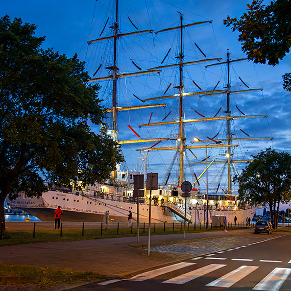 Aktualizacja: Cumowanie statku „Dar Młodzieży” w Świnoujściu zostało odwołane