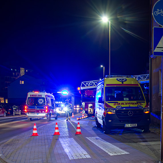 Strażacy weszli do mieszkania w środku znaleziono ciało mężczyzny