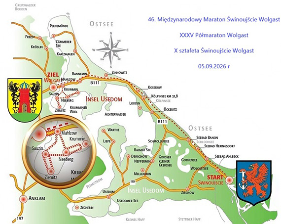 Ruszy�y zapisy na 46. Mi�dzynarodowy Maraton �winouj�cie – Wolgast