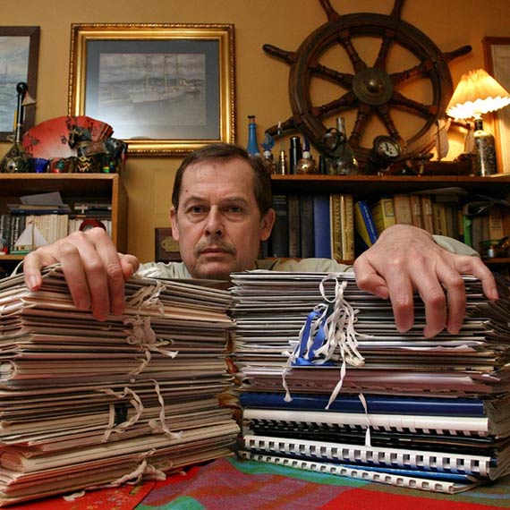 Katastrofa promu Jan Heweliusz. Spotkanie z kpt. �. w. Markiem B�usiem w Muzeum Rybo��wstwa Morskiego