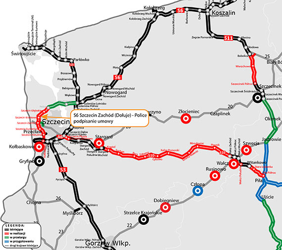 Powstanie kolejny odcinek Zachodniej Obwodnicy Szczecina
