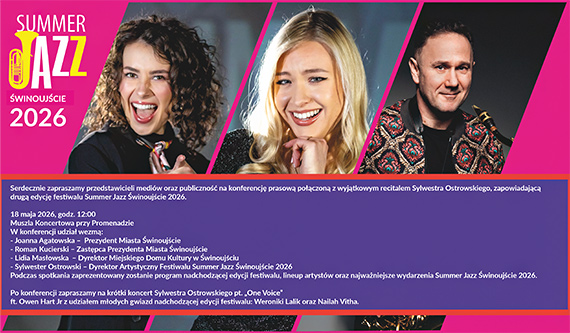 Summer Jazz wraca do �winouj�cia. B�dzie konferencja i recital Sylwestra Ostrowskiego