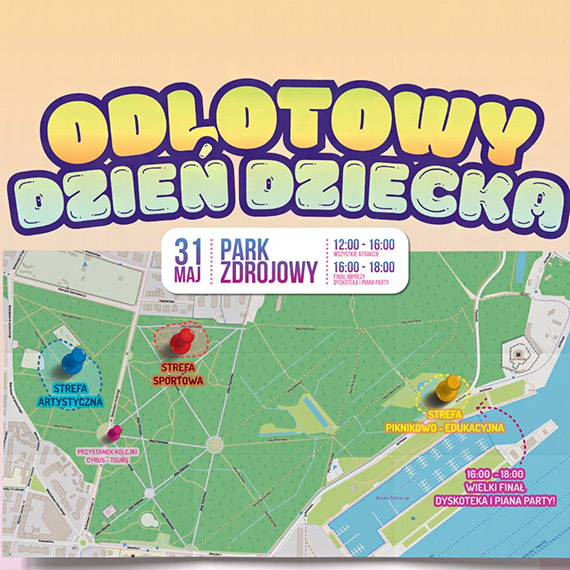Odlotowy Dzień Dziecka już w niedzielę w Parku Zdrojowym